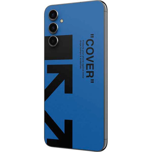 Black and Blue Arrows Galaxy A14 5G Skin